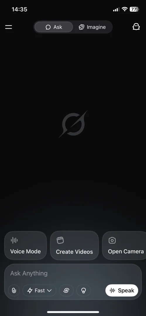 Chat Grok avec boutons préconfigurés