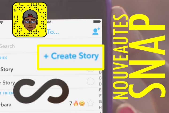 Snapchat, fait le plein de nouveautés ! Super Story….