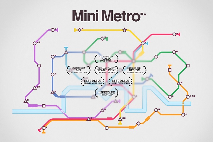 Mini Metro : un jeu de réseau de transports en commun à votre image !