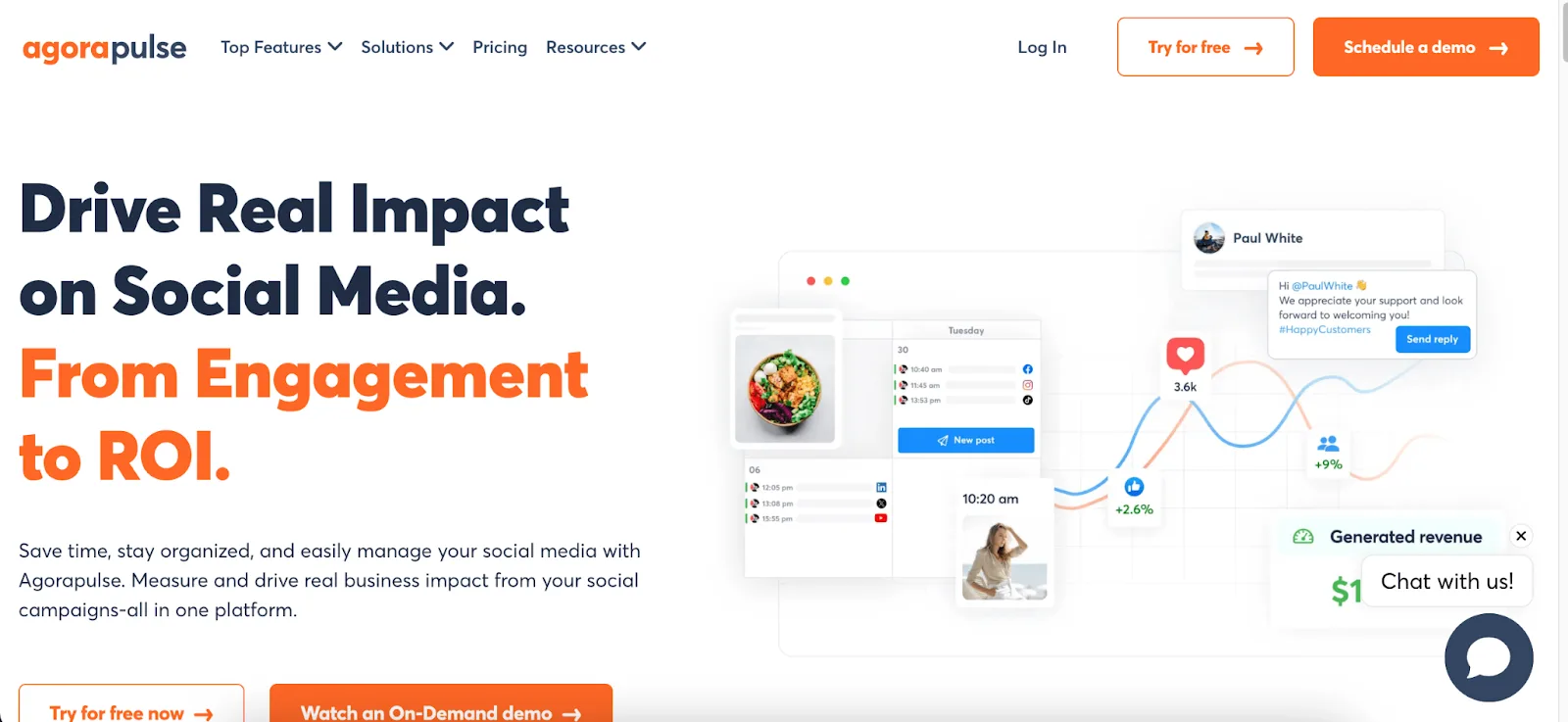 Agorapulse social media management