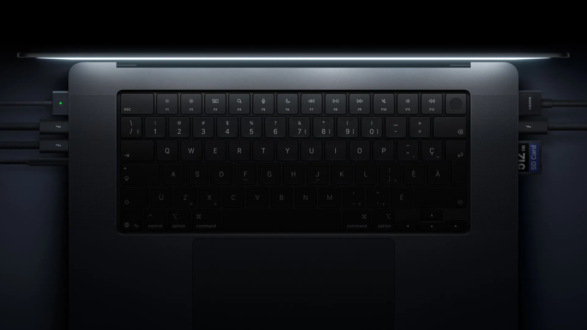 MacBook Pro tactile