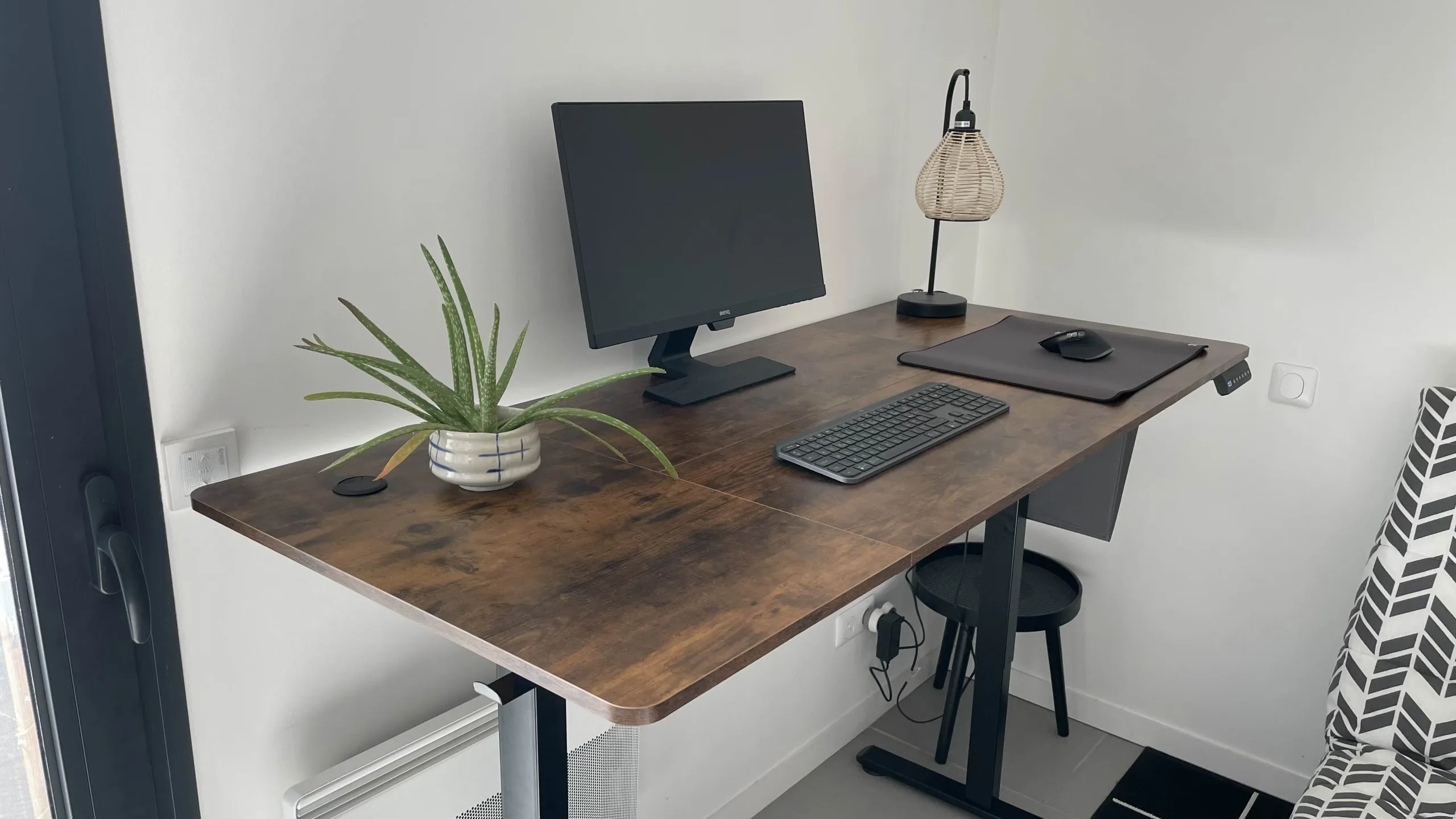 Bureau assis-debout SONGMICS LSD136K01