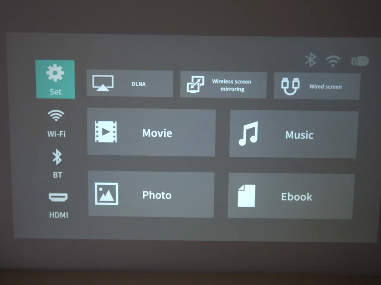 Philips NeoPix 150 écran d'accueil
