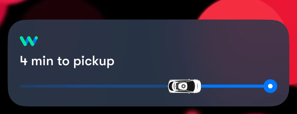 Interface montrant 4 minutes d'attente