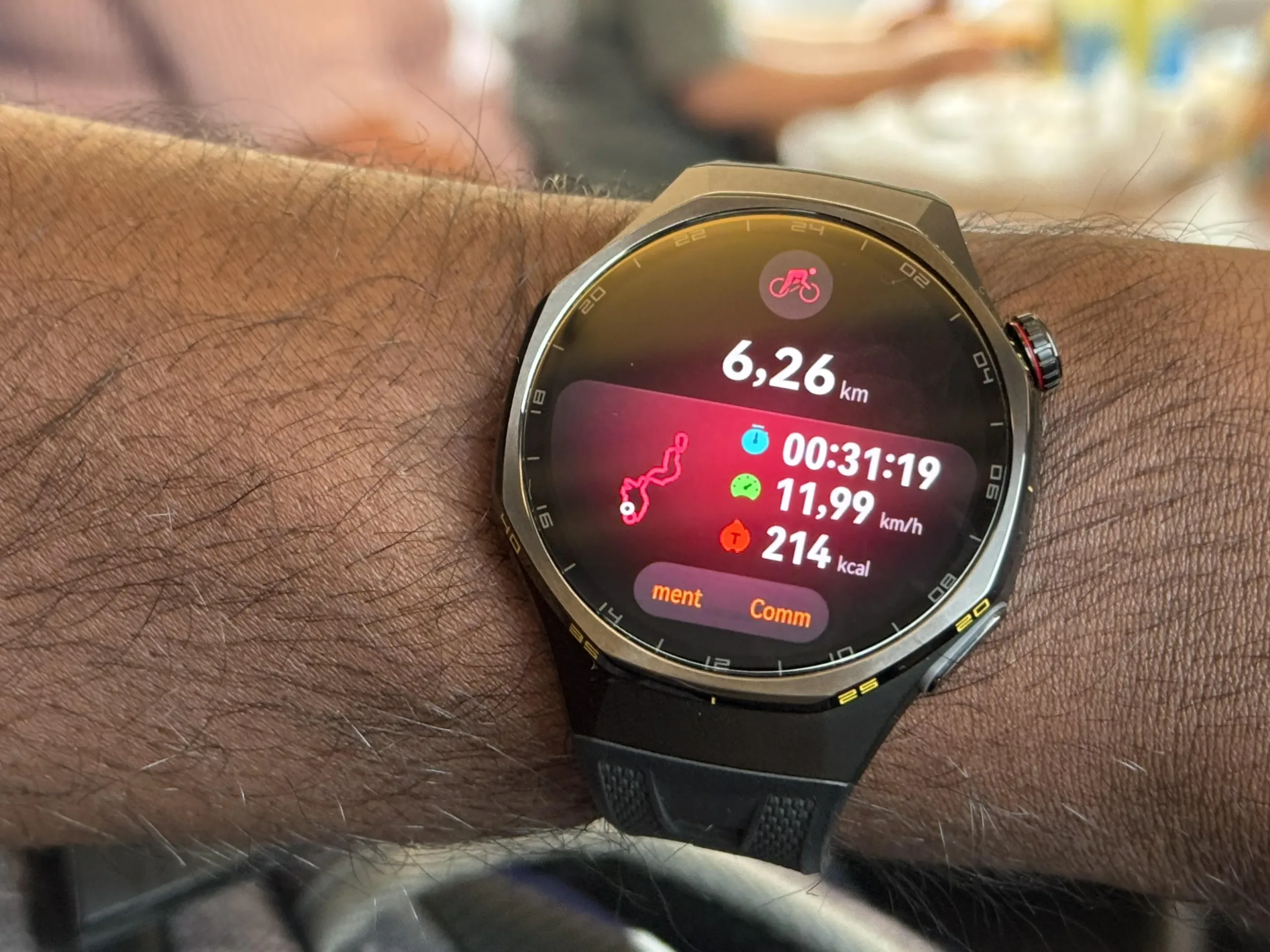 résumé d'activité sur la Huawei Watch GT 7 Pro