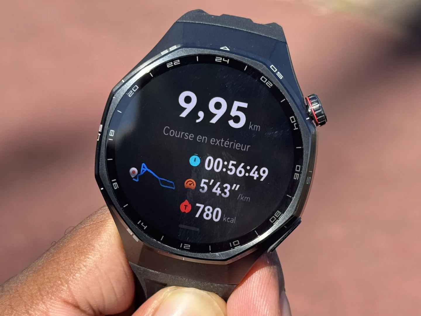 Fin de course sur une huawei watch GT 6 Pro