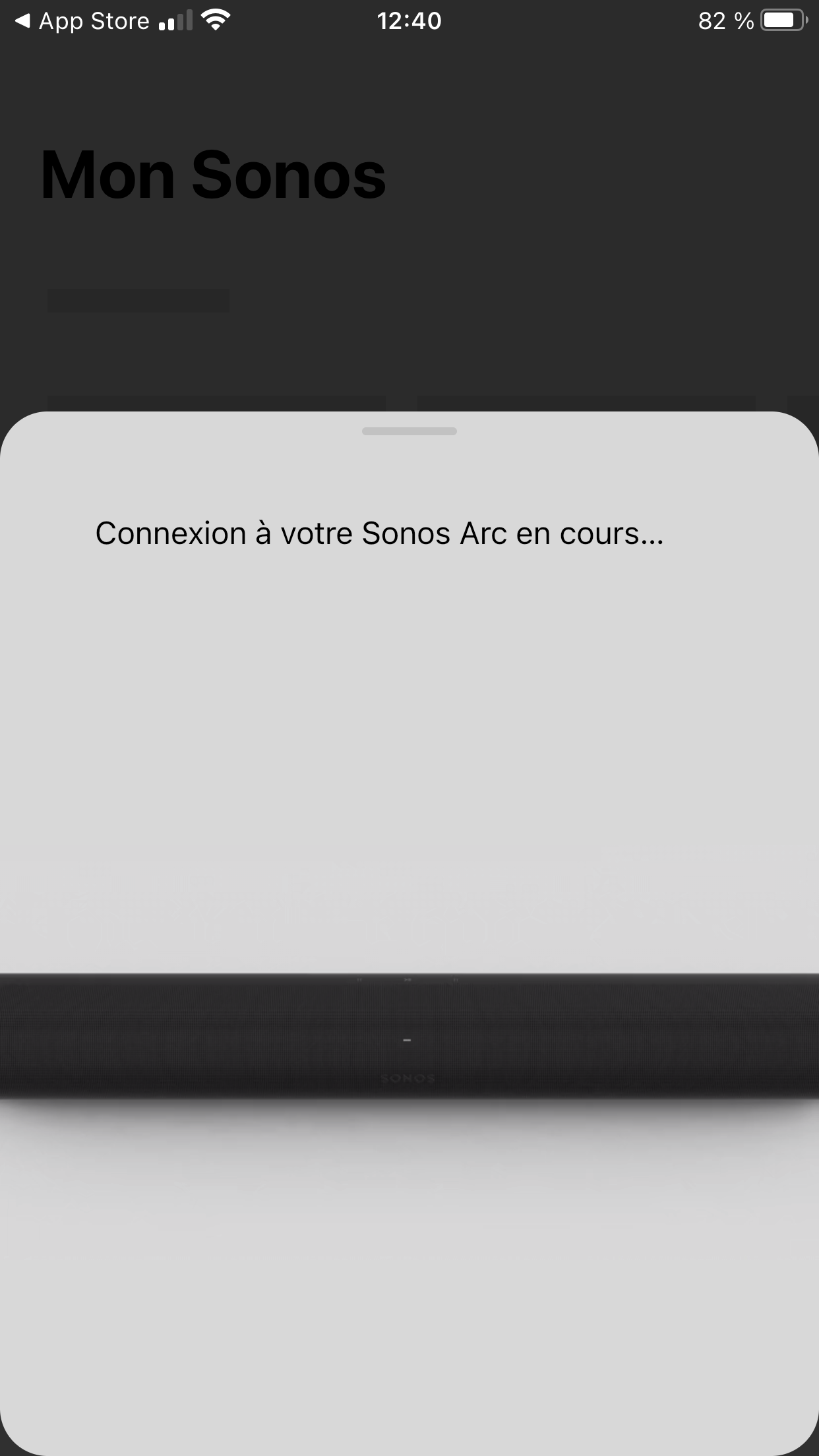 Sonos Arc barre de son configuration