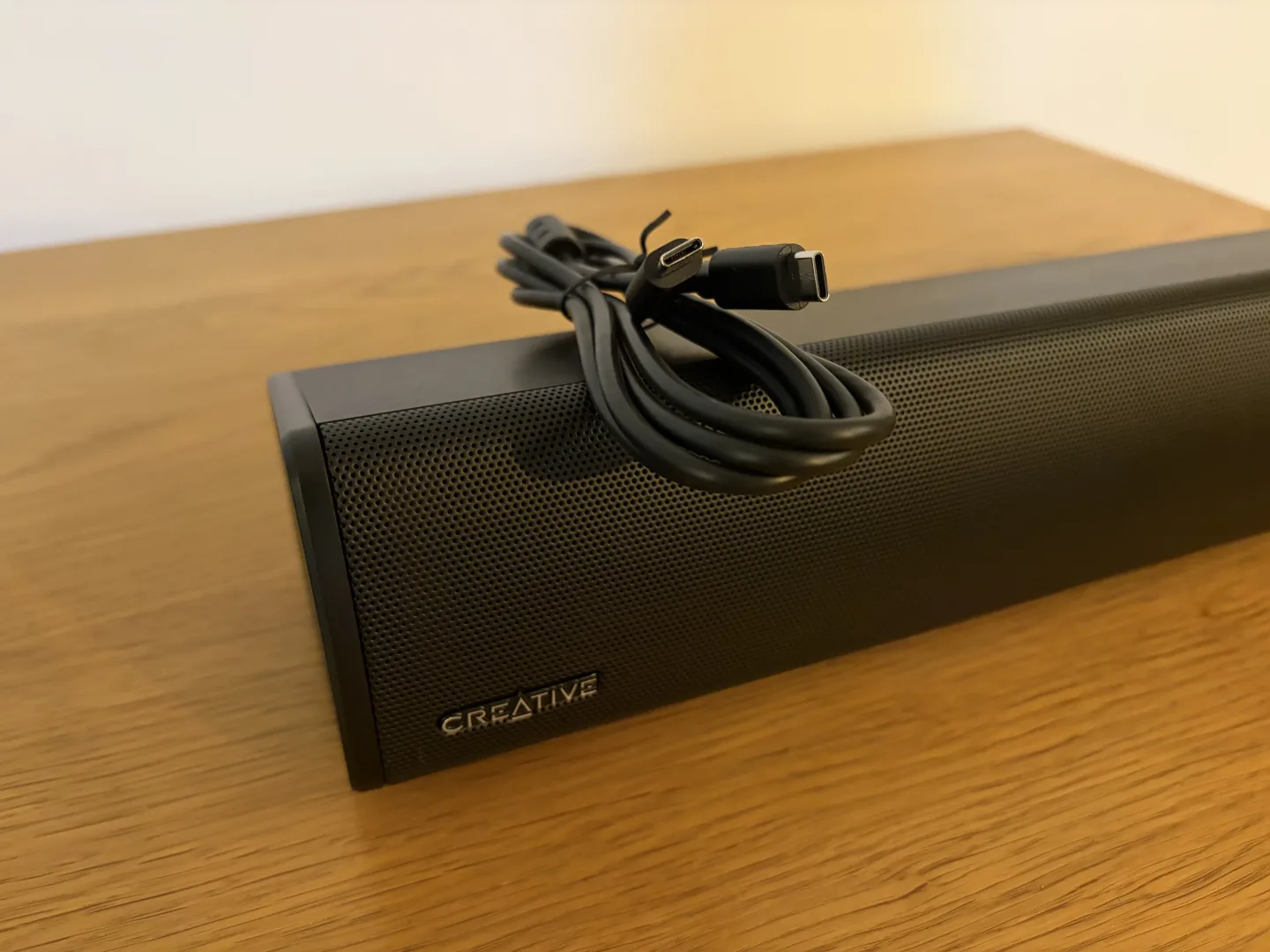 Câble USB-C fourni avec la Sound Blaster GS3