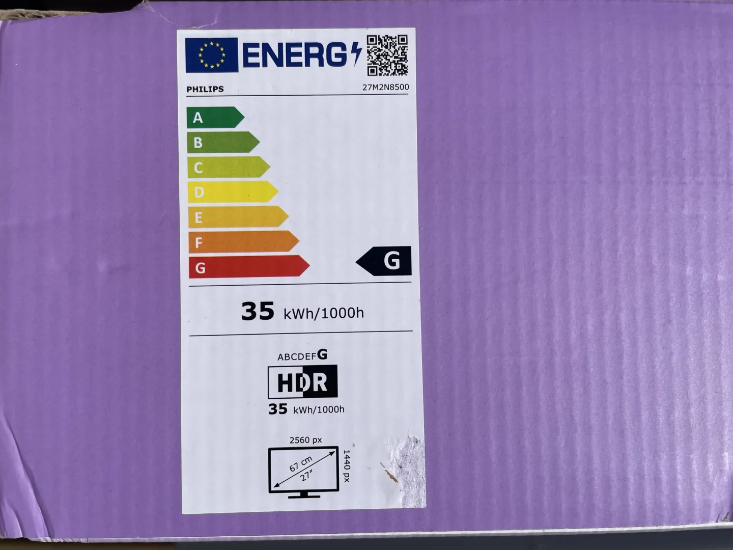 consommation Philips Evnia 8000 27M2N8500