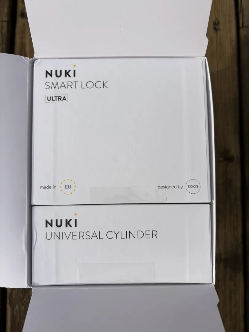 Nuki Smart Lock Ultra unboxing boîte packaging