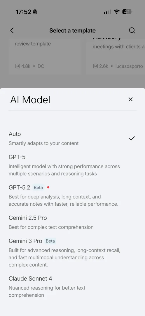 Modèles disponibles Plaud