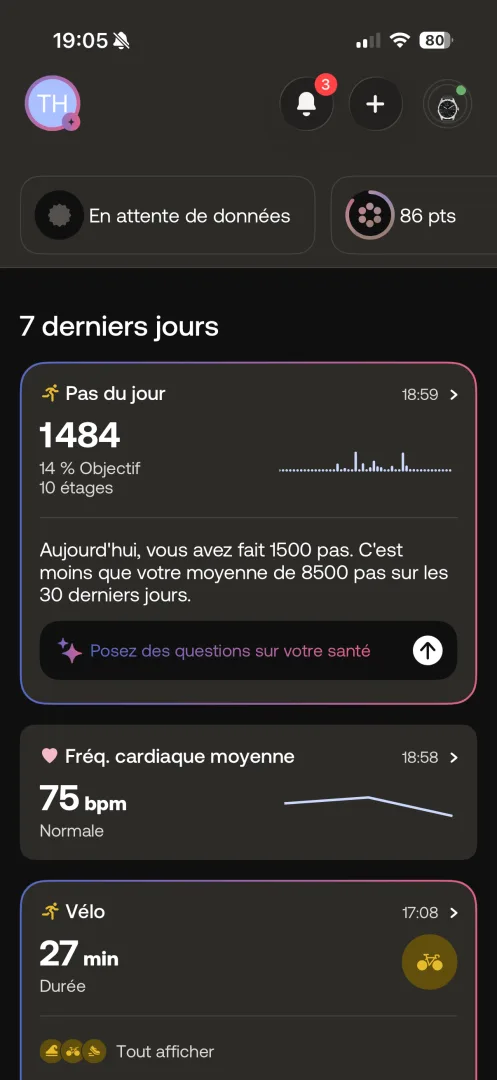 application Withings Health Mate