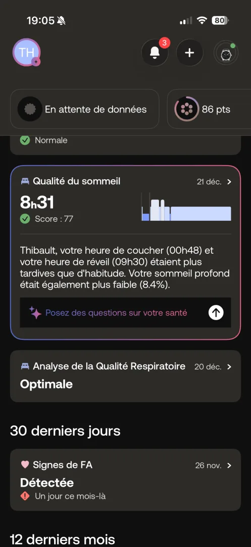 application Withings Health Mate