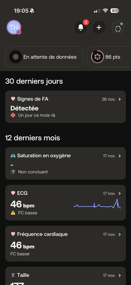 application Withings Health Mate