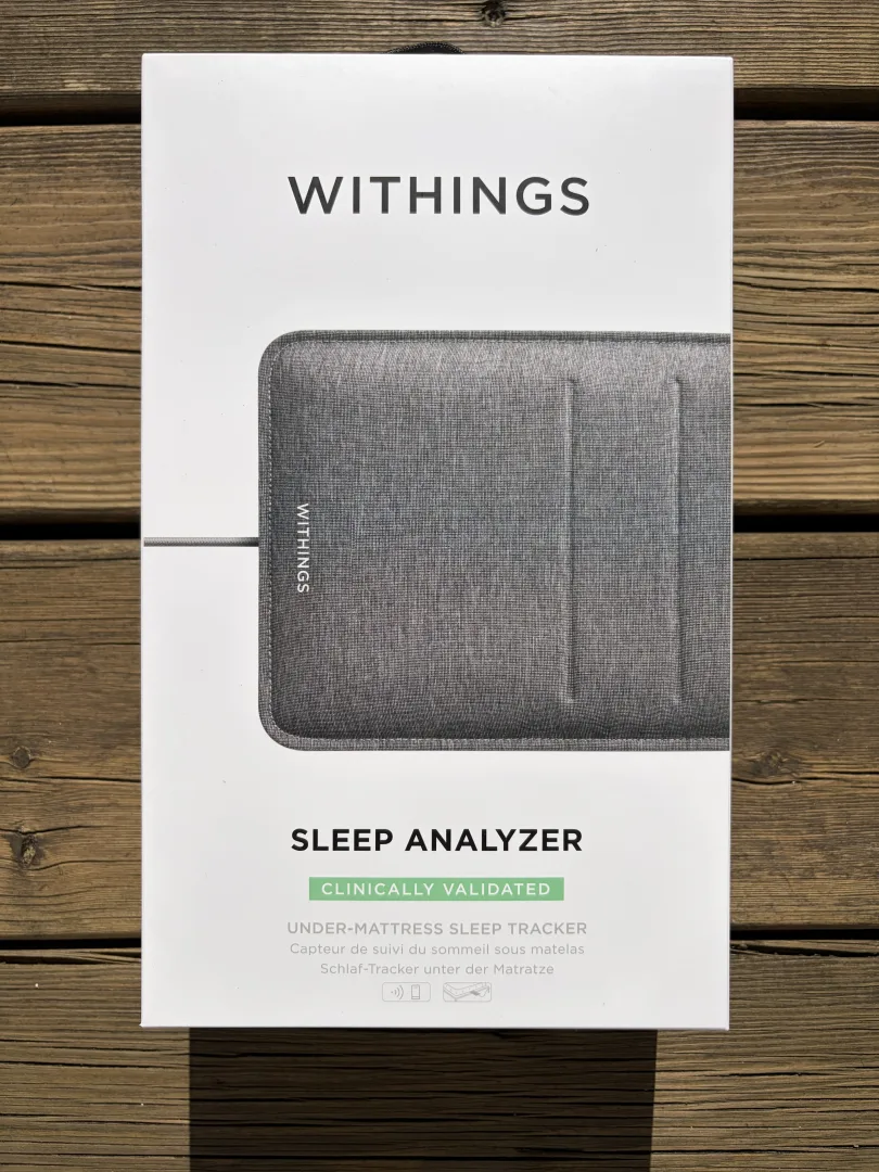 face avant de la boîte Sleep Analyzer 