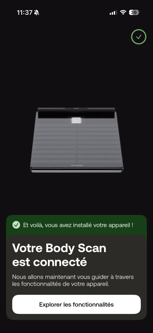 body scan connecté
