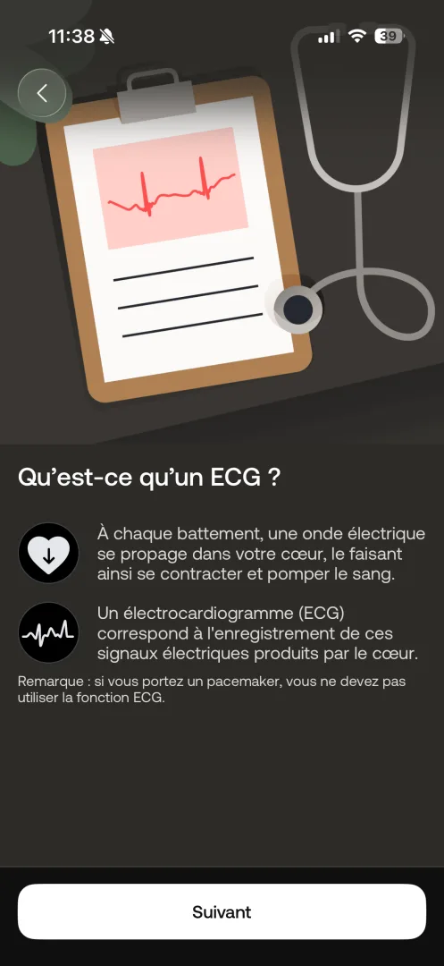 Qu'est-ce qu'un ECG : explication pédagogique dans l'app