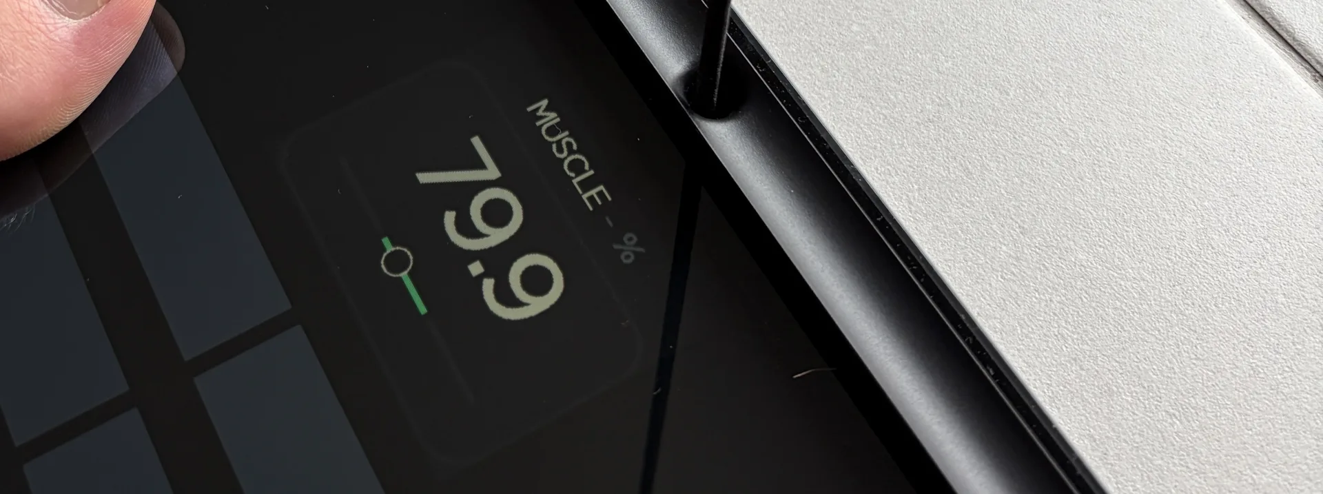 Résultat masse musculaire : 79,9%