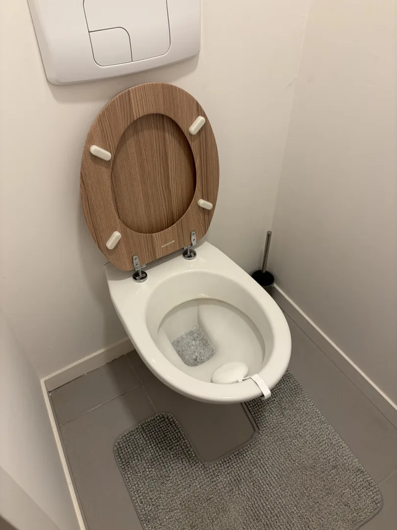 u-scan installé dans les toilettes