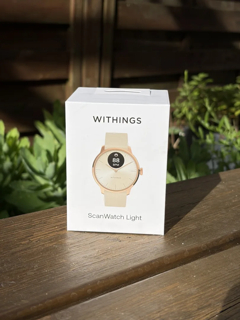 boîte withings scanwatch light