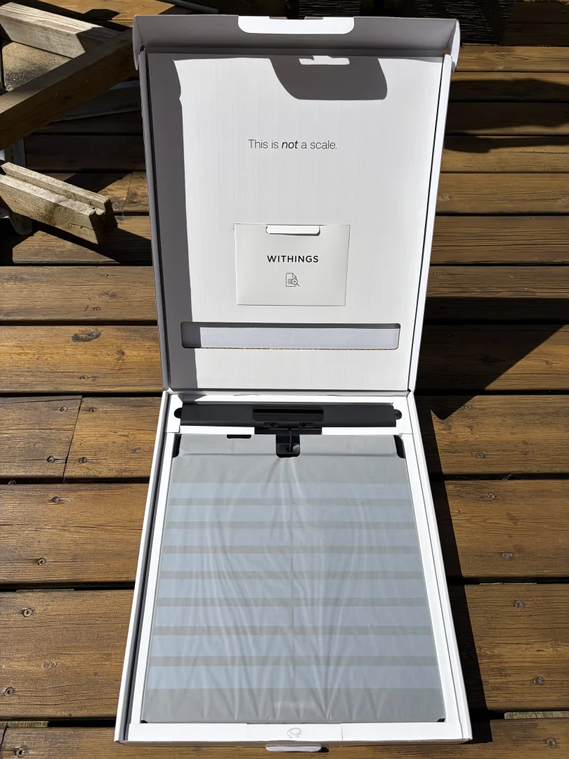 Déballage Withings Body Scan 2