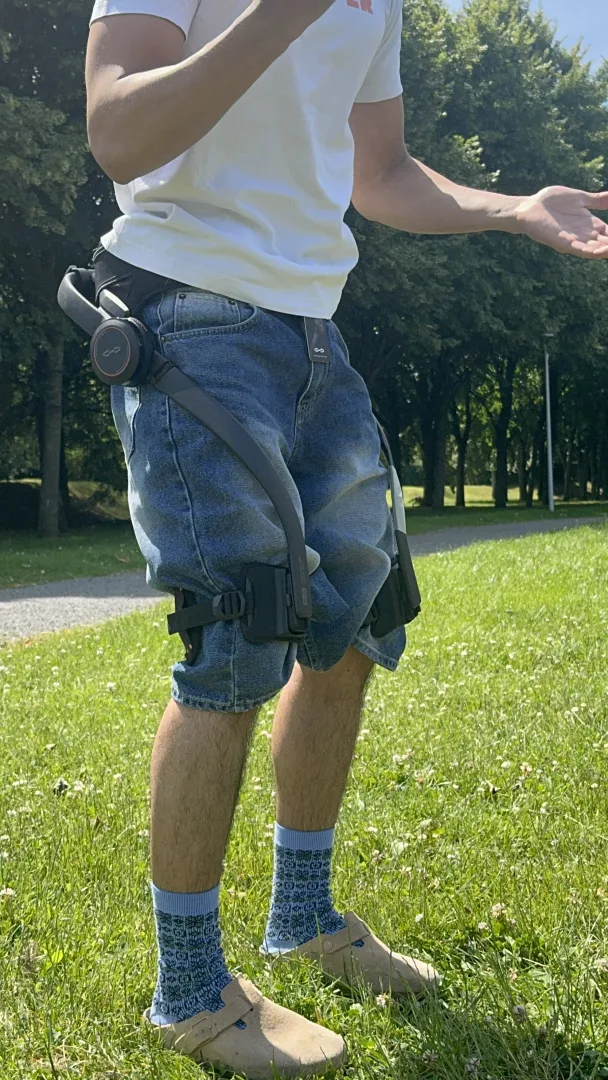 un exosquelette grand public porté