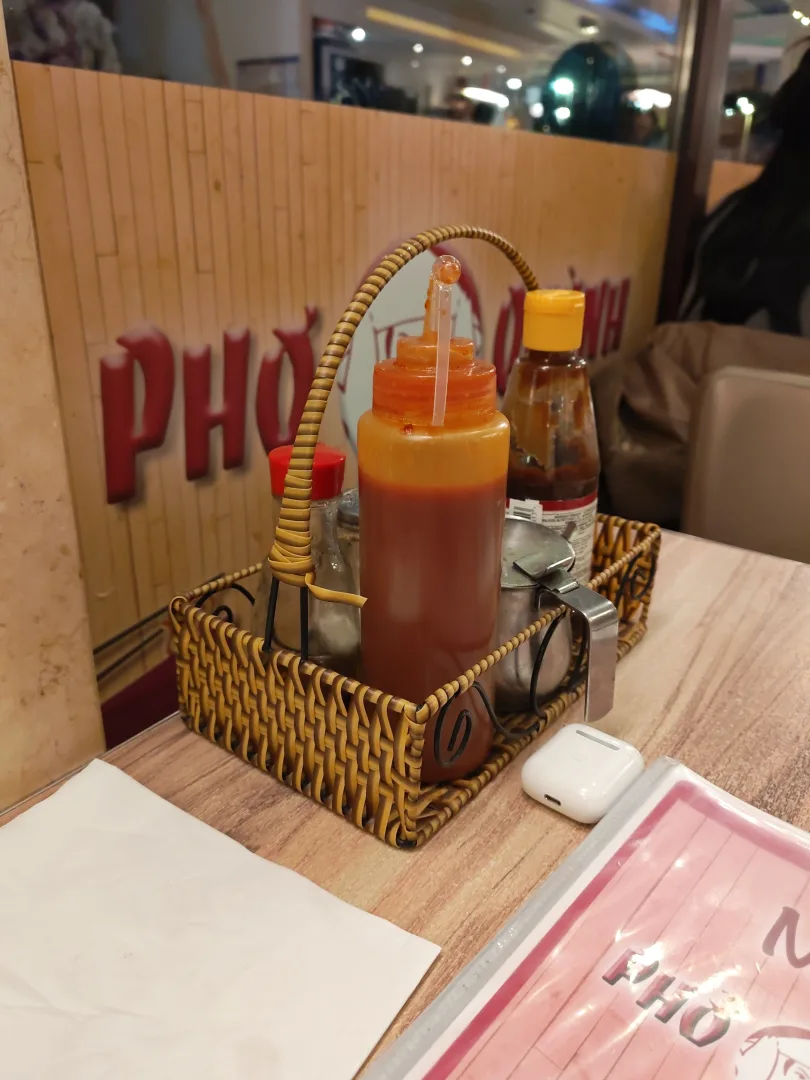 Panier dans un restaurant pris par le honor 600