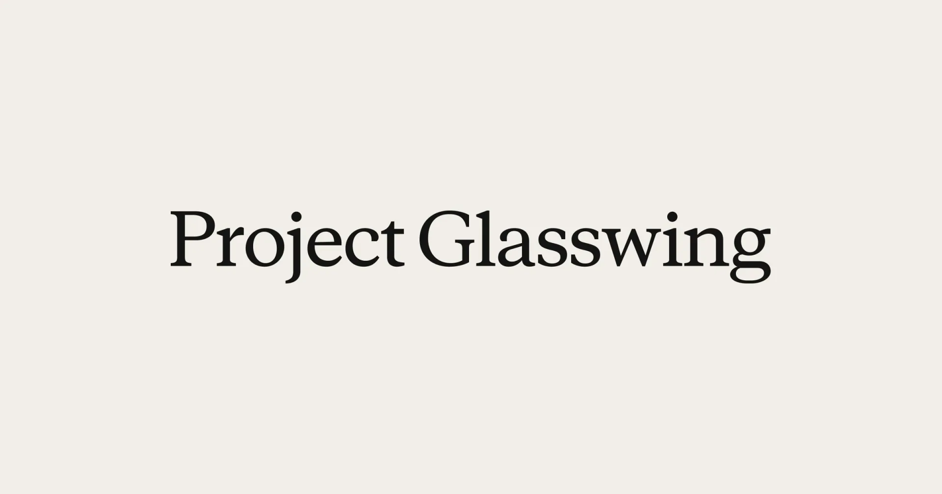 Project Glasswing