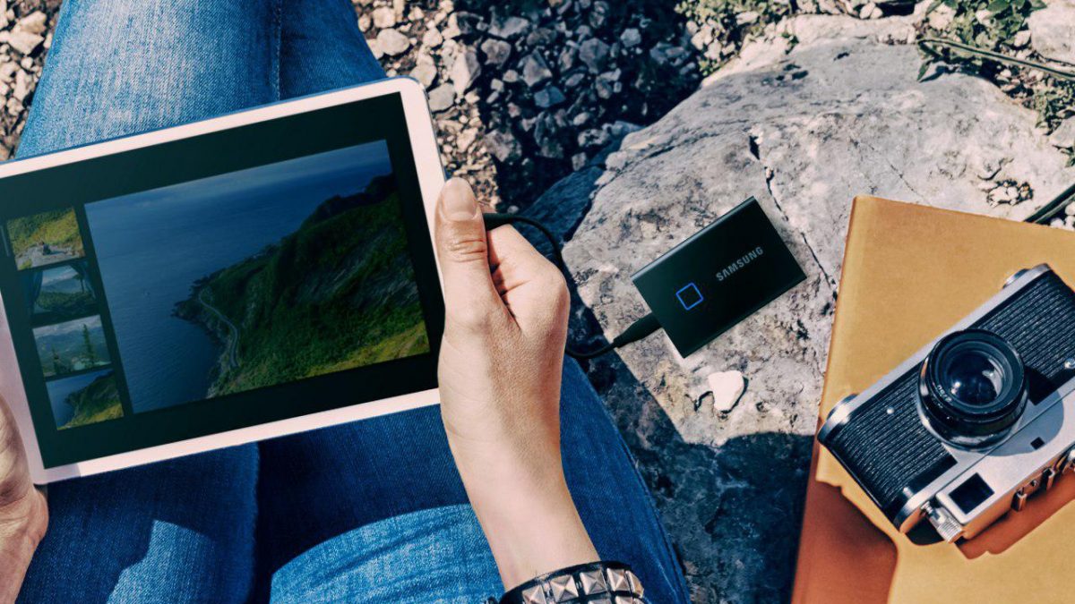 CES 2020 : Samsung présente son SSD portable T7 Touch
