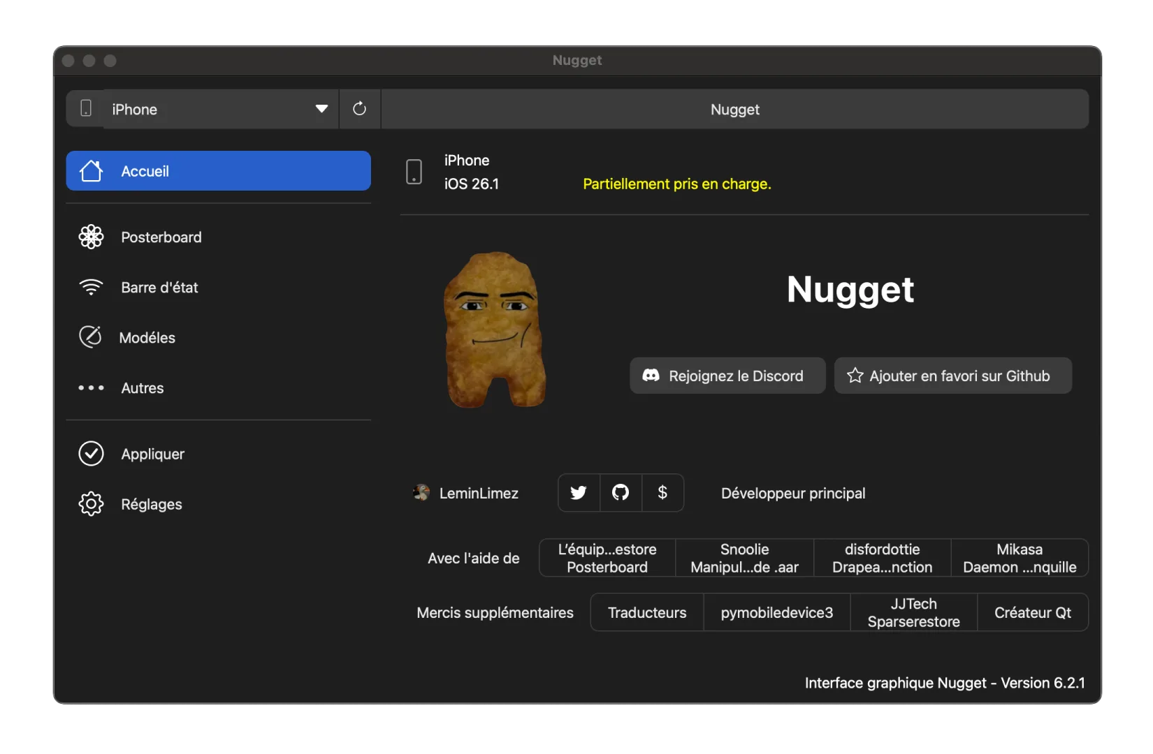 Comment désactiver la détection d'enregistrement d'écran sur iPhone avec Nugget