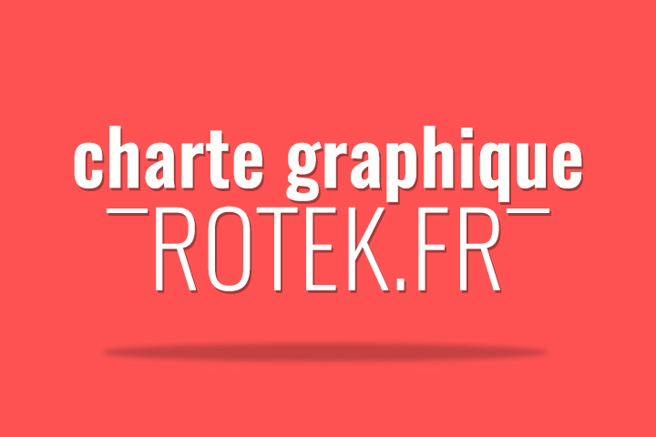 Charte graphique du site d’actualité informatique Rotek