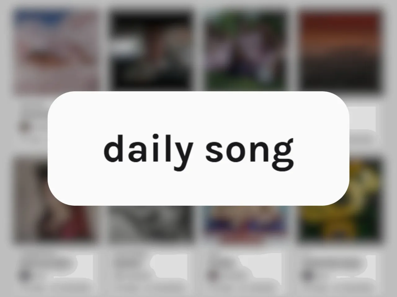daily song