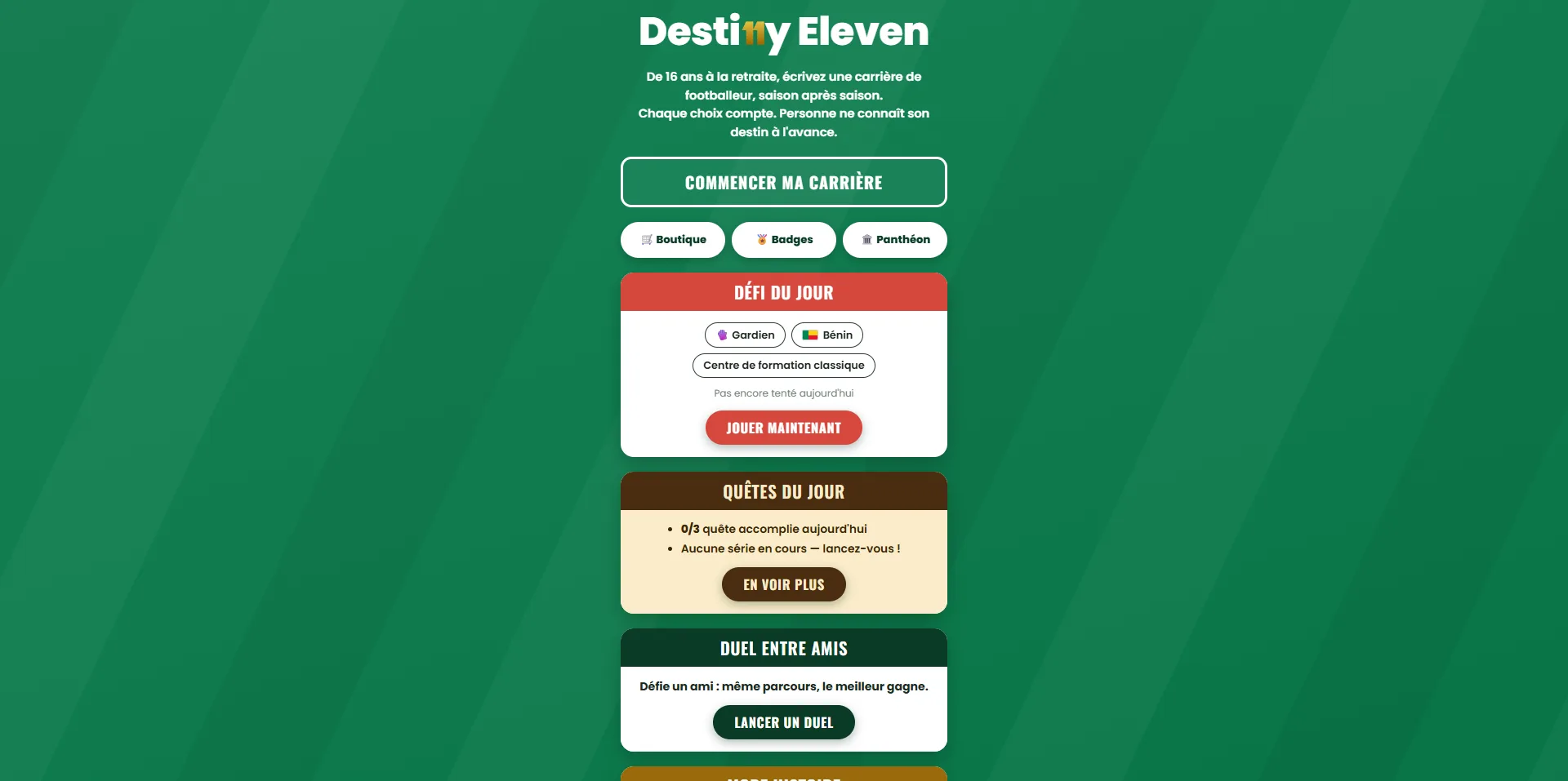 destiny eleven