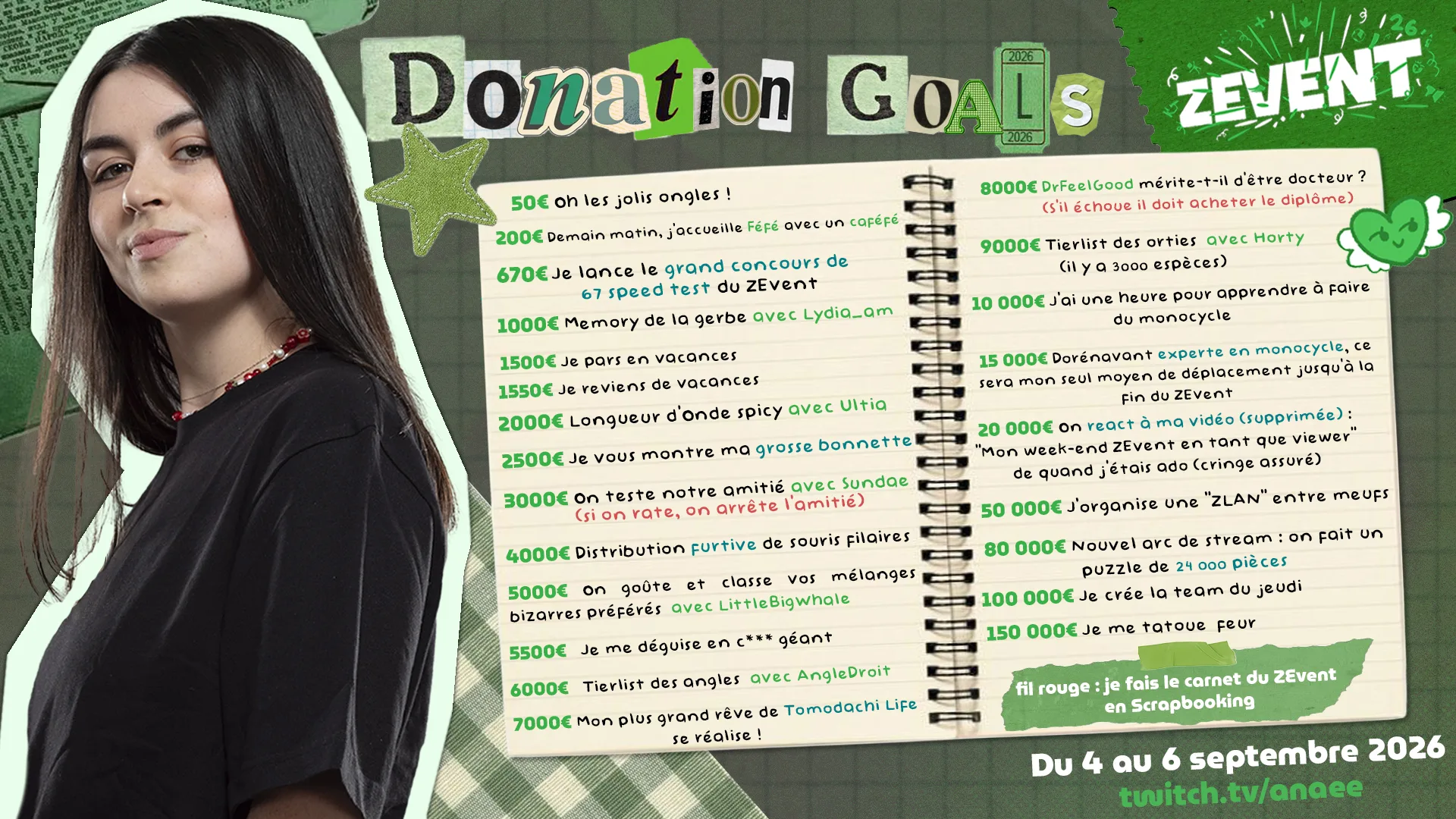 donation goals anae