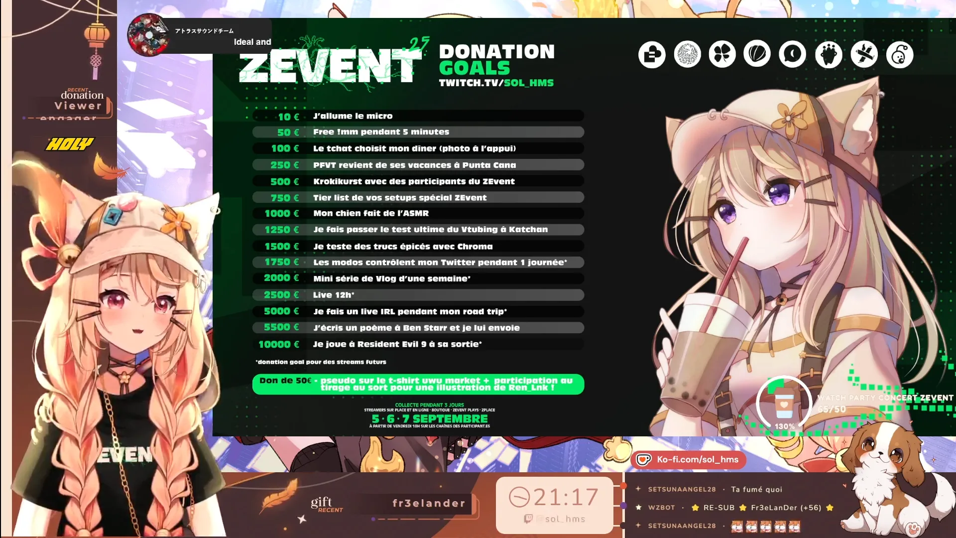 donation goals sol hms