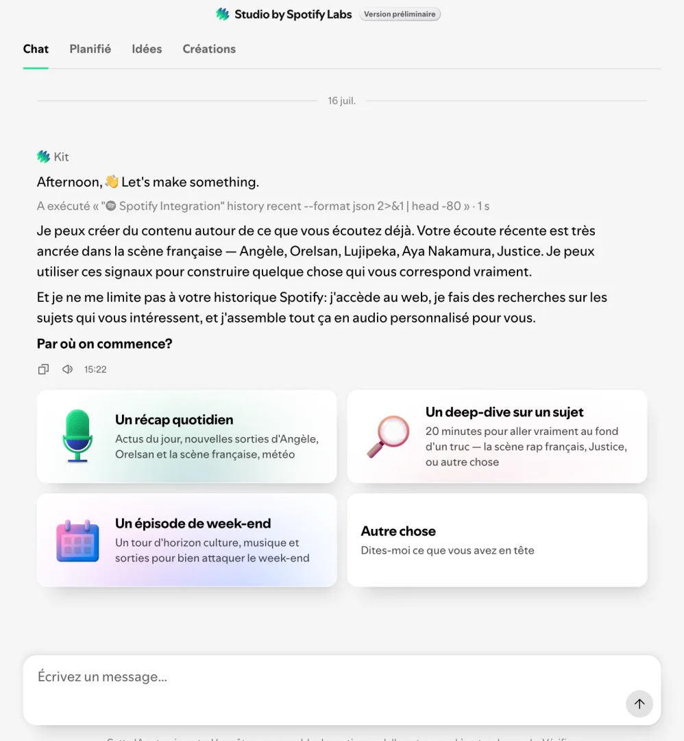 champs llm de studio by spotify labs