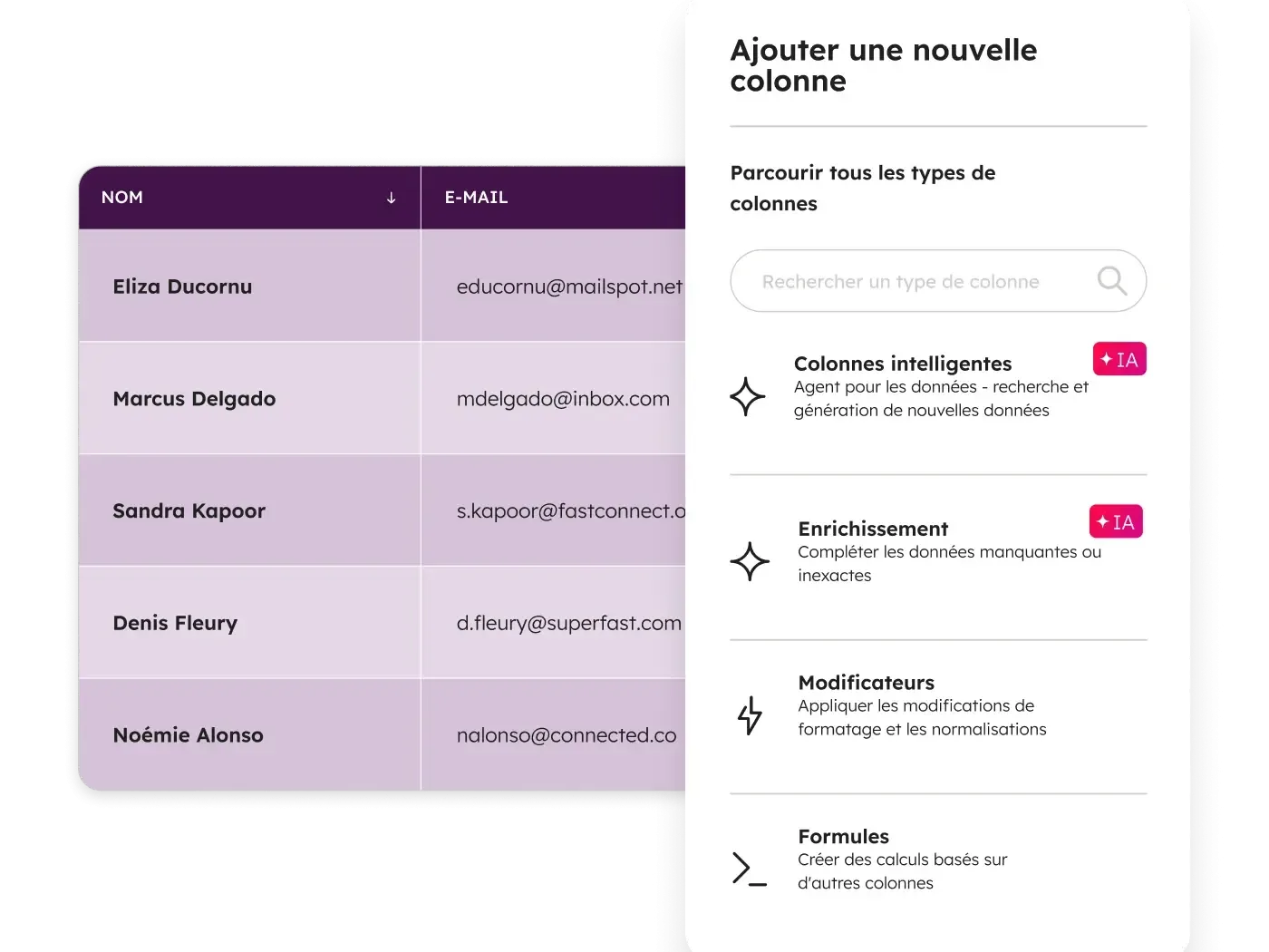 regrouper vos données dans HubSpot Data Hub