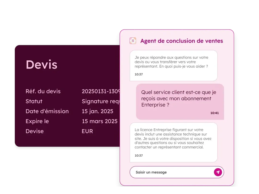 Génération de devis assisté par IA