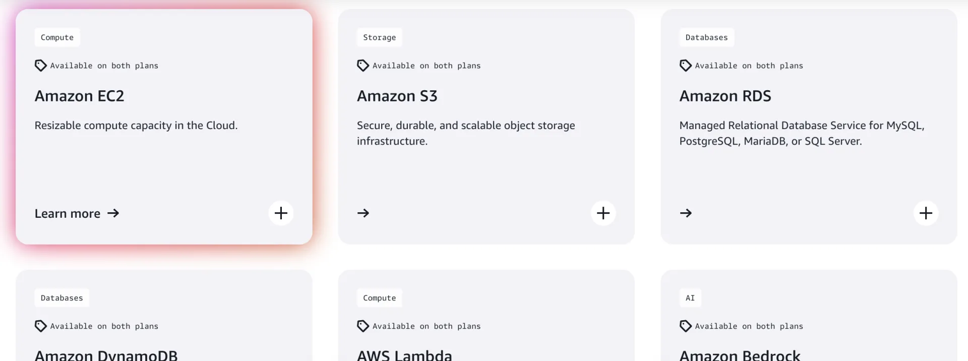 services AWS