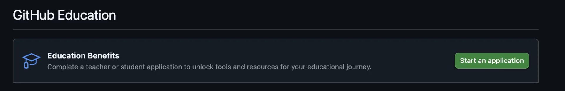 demande étudiante github student developer pack