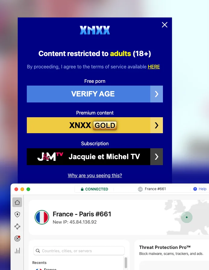 XNXX bloqué en France