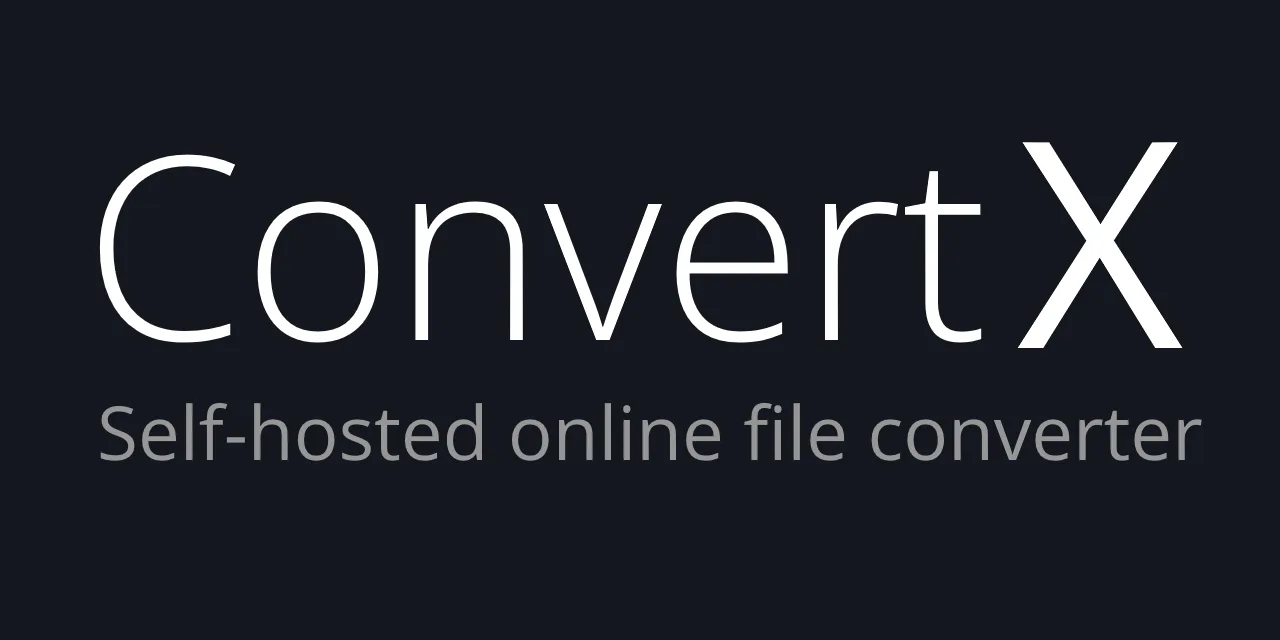 ConvertX self-hosted online file converter