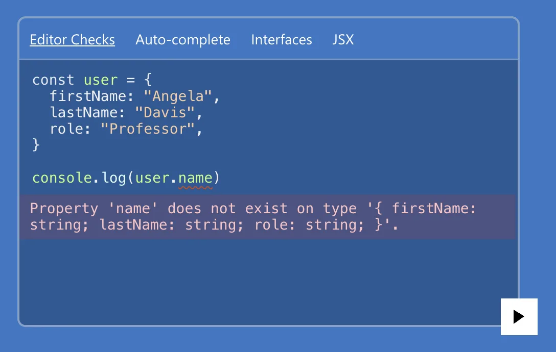 typage typescript erreur