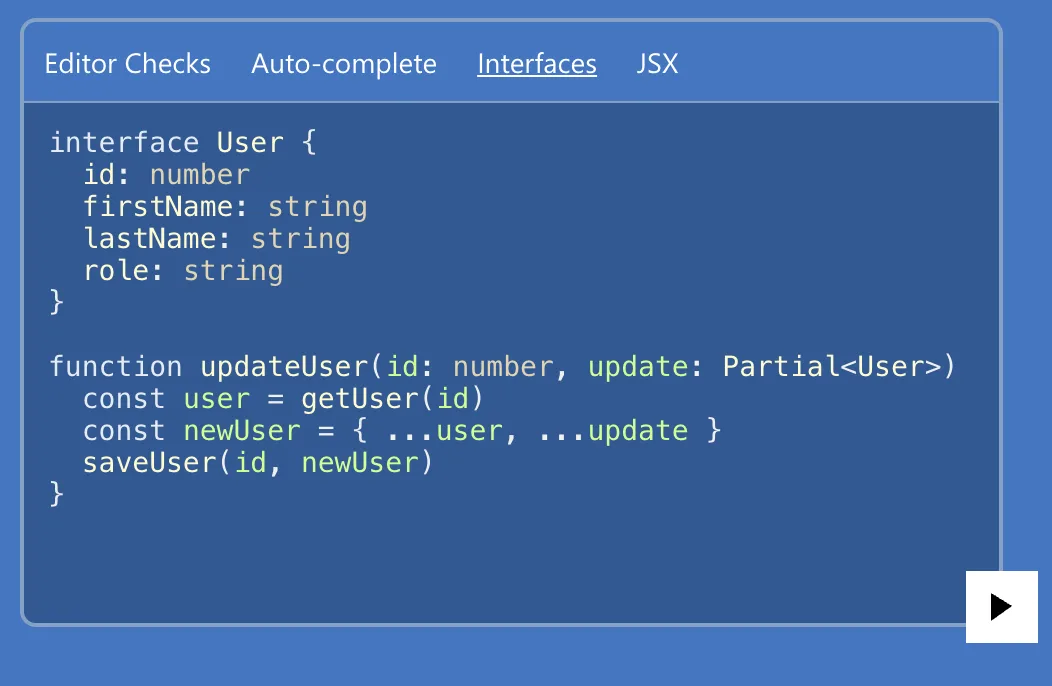 interfaces typescript
