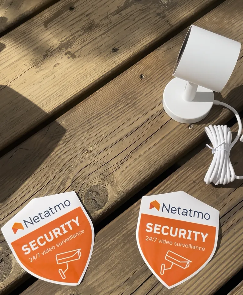 stickers vidéo surveillance Netatmo