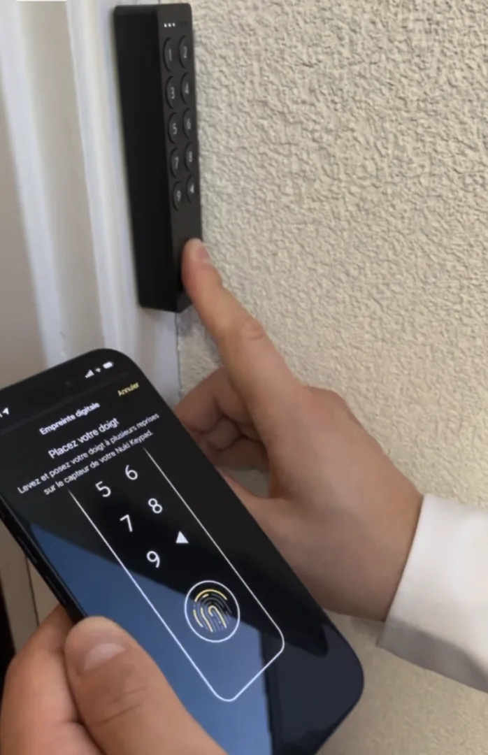 Lecture empreinte digitale Nuki Keypad 2.0