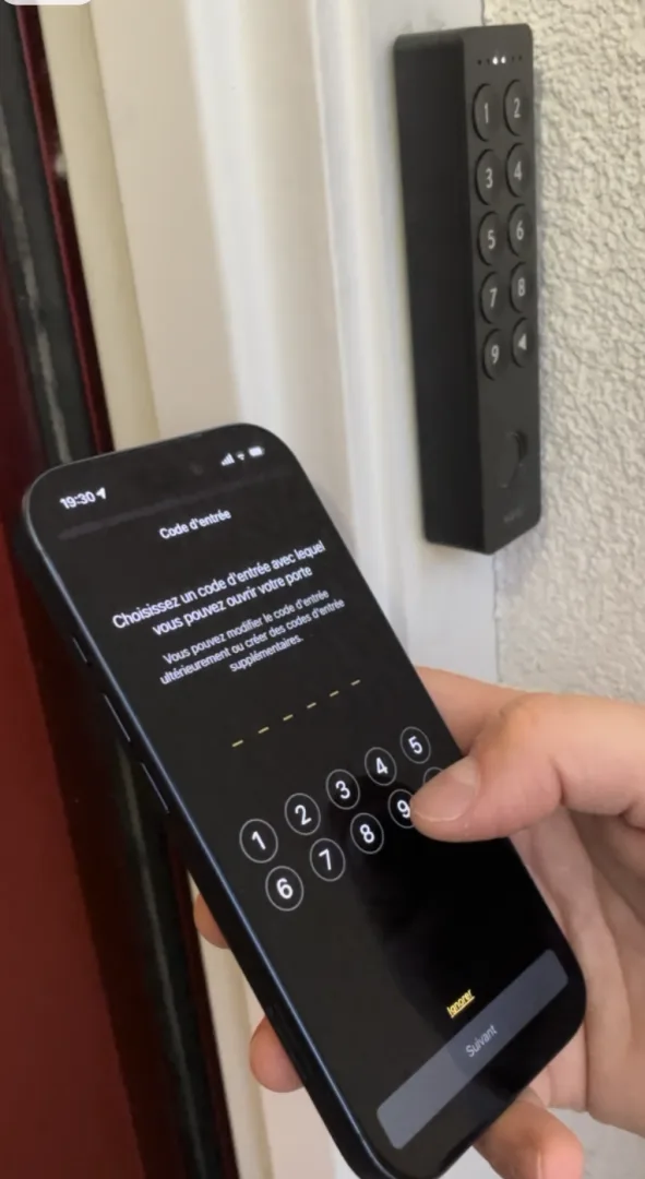 Création d'un code Nuki Keypad 2.0