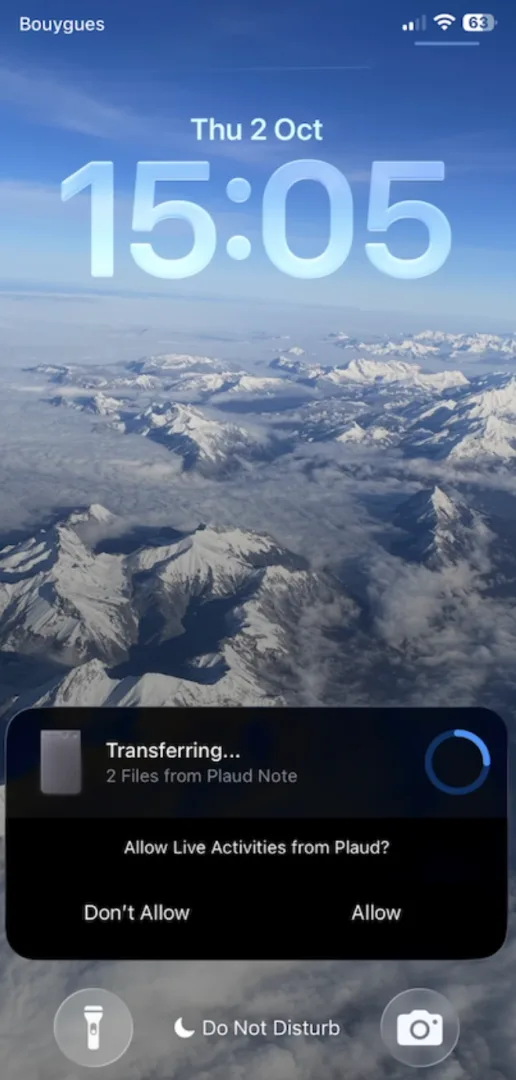 synchronisation Plaud