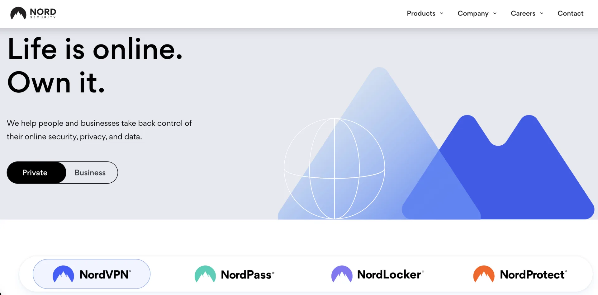 NordSecurity avec différents produits dont NordPass et NordVPN