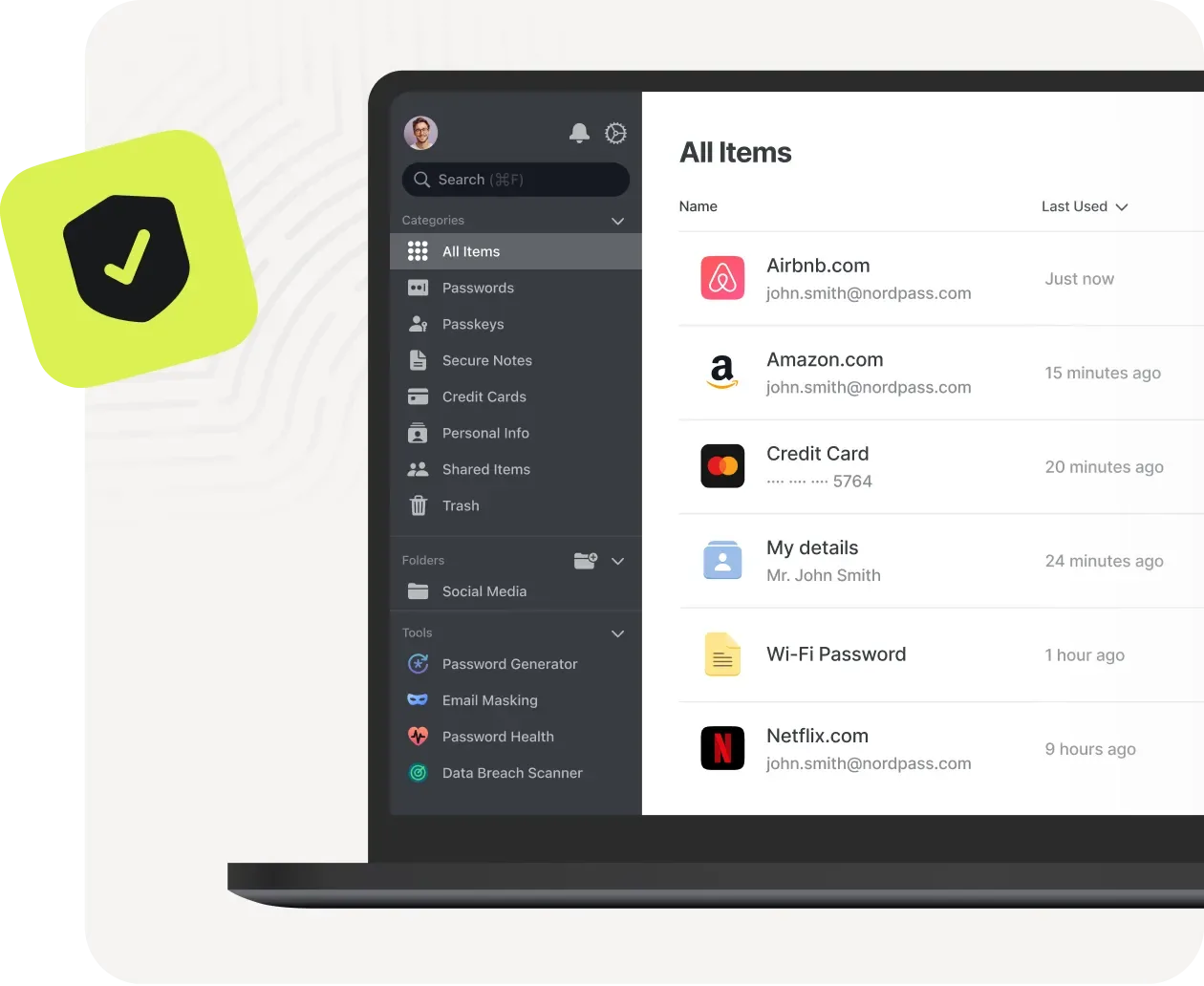 Application desktop NordPass